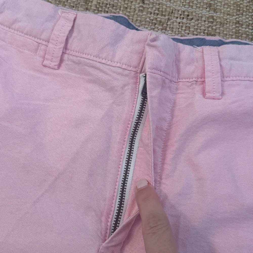 J. Crew Men's Pink Oxford Cotton Pink Shorts 9 in size 32